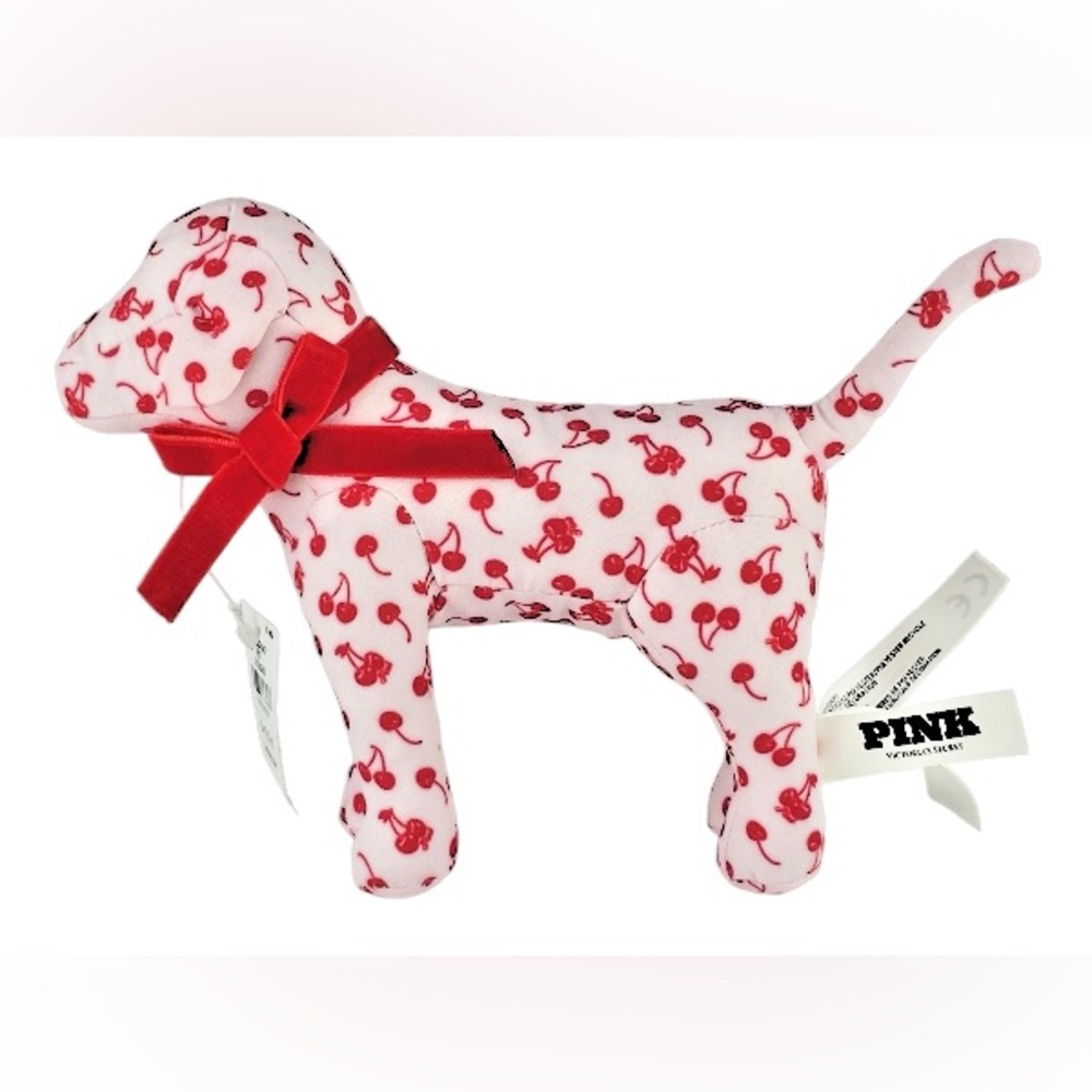 NWT Victoria’s Secret PINK Galentines Day Cherry Mini Dog